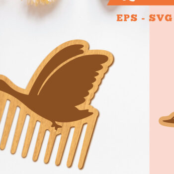 Intra απο ξύλο plywood 3mm-4mm πάχος – Swan Comb Δίασταση  20x20 cm INTRAFABR-105417968 - Image 1