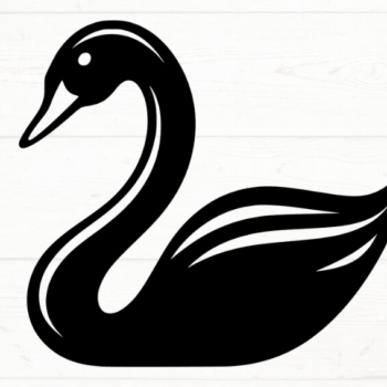 Intra απο ξύλο plywood 3mm-4mm πάχος – Swan, DXF, EPS, JPG, PNG Δίασταση  20x20 cm INTRAFABR-115721510 - Image 2