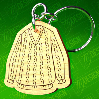 Intra απο ξύλο plywood 3mm-4mm πάχος – Μπρελόκ πουλόβερ Κοπή Laser | Αρχεία CNC Δίασταση  5x5 cm INTRAFABR-82697585 - Image 11