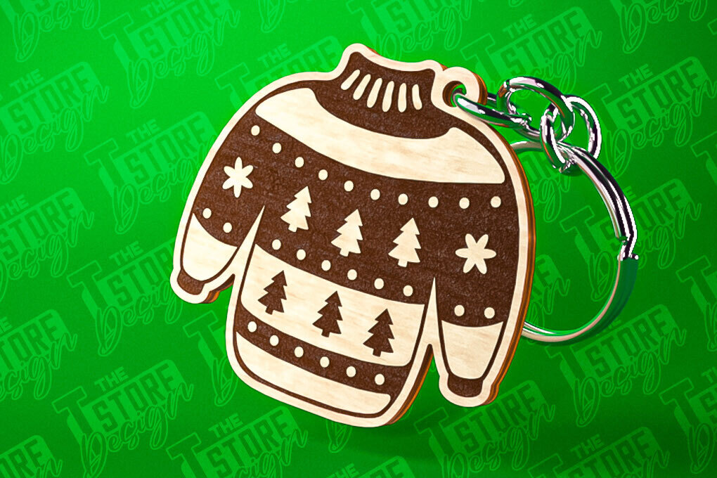 Intra απο ξύλο plywood 3mm-4mm πάχος – Μπρελόκ πουλόβερ Κοπή Laser | Δίασταση 5x5 cm INTRAFABR-81916514