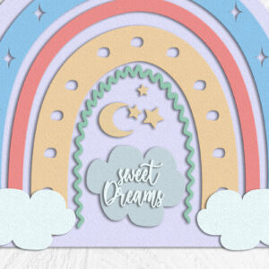 Intra απο ξύλο plywood 3mm-4mm πάχος – Διακοσμητικό πάνελ τοίχου Sweet Dreams Δίασταση  40x30 cm INTRAFABR-101221340