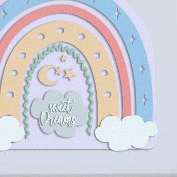 Intra απο ξύλο plywood 3mm-4mm πάχος – Διακοσμητικό πάνελ τοίχου Sweet Dreams Δίασταση  40x30 cm INTRAFABR-101221340 - Image 2