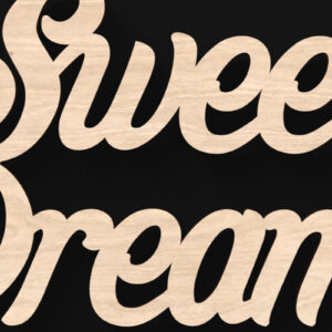 Intra απο ξύλο plywood 3mm-4mm πάχος – Sweet Dreams κομμένα με λέιζερ σημάδι Δίασταση  20x20 cm INTRAFABR-104677719