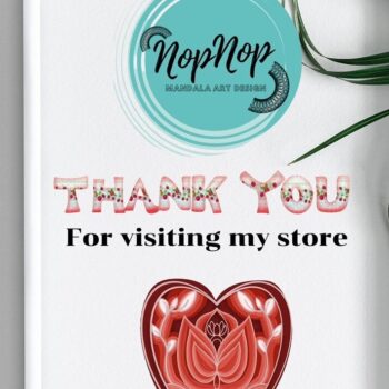 Intra απο ξύλο plywood 3mm-4mm πάχος – Sweet Heart Mandala 3D Δίασταση  20x20 cm INTRAFABR-56161606 - Image 11