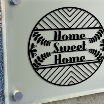 Intra απο ξύλο plywood 3mm-4mm πάχος – Sweet Door Home Sign Δίασταση  40x30 cm INTRAFABR-32209665 - Image 1