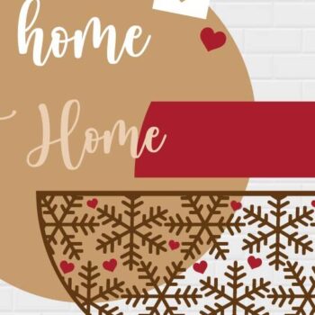 Intra απο ξύλο plywood 3mm-4mm πάχος – Sweet Home Sign Glowforge Δίασταση  40x30 cm INTRAFABR-113063335 - Image 2