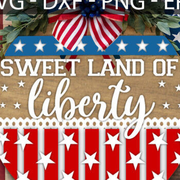 Intra απο ξύλο plywood 3mm-4mm πάχος – Sweet Land of Liberty Door Δίασταση  20x20 cm INTRAFABR-117243680 - Image 2