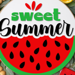 Intra απο ξύλο plywood 3mm-4mm πάχος – Sweet Summer Καλωσόρισμα Δίασταση  20x20 cm INTRAFABR-121964926