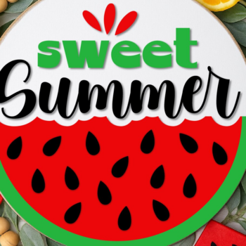 Intra απο ξύλο plywood 3mm-4mm πάχος – Sweet Summer Καλωσόρισμα Δίασταση  20x20 cm INTRAFABR-121964926 - Image 1