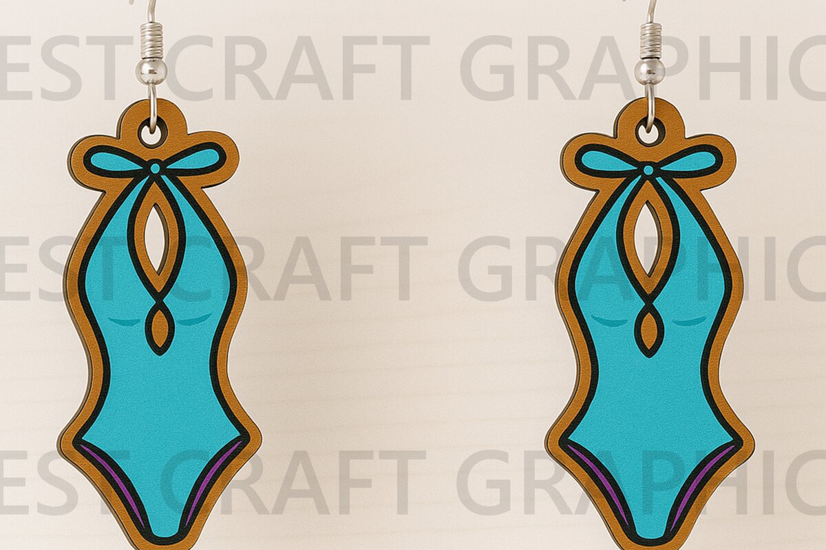 Intra απο ξύλο plywood 3mm-4mm πάχος – Σκουλαρίκια μαγιό Δίασταση  5x5 cm INTRAFABR-123334804