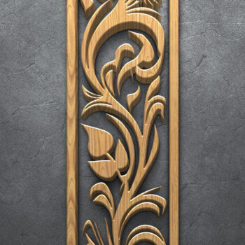 Intra απο ξύλο plywood 3mm-4mm πάχος – Πακέτο πάνελ λέιζερ Swirl Floral Δίασταση 20x20 cm INTRAFABR-124640693 - Image 4