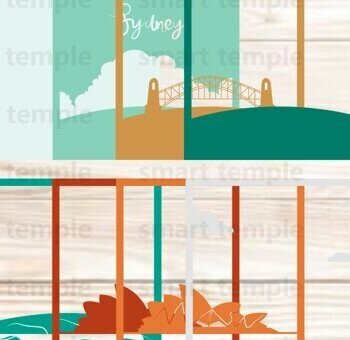 Intra απο ξύλο plywood 3mm-4mm πάχος – Sydney 3d Light Box, Αυστραλία Δίασταση  20x20 cm INTRAFABR-79000185 - Image 3