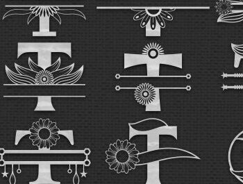 Intra απο ξύλο plywood 3mm-4mm πάχος – Κοπή λέιζερ μονόγραμμα γραμμάτων T Δίασταση  20x20 cm INTRAFABR-56032646 - Image 1