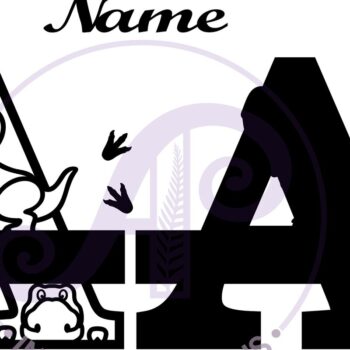 Intra απο ξύλο plywood 3mm-4mm πάχος – T Rex Capital Letter ένα Δίασταση  20x20 cm INTRAFABR-69213138 - Image 2