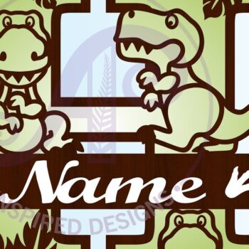 Intra απο ξύλο plywood 3mm-4mm πάχος – T Rex Κεφαλαίο γράμμα H Αποκοπή αρχείου Δίασταση  20x20 cm INTRAFABR-69213251 - Image 3