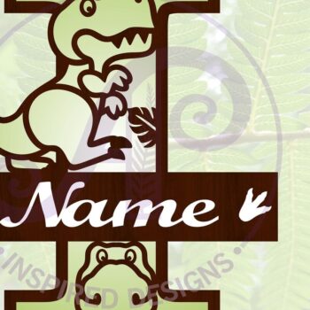 Intra απο ξύλο plywood 3mm-4mm πάχος – T Rex Κεφαλαίο γράμμα I Αποκοπή αρχείου Δίασταση  20x20 cm INTRAFABR-69213271 - Image 1