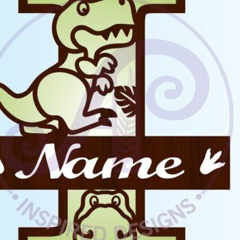 Intra απο ξύλο plywood 3mm-4mm πάχος – T Rex Κεφαλαίο γράμμα I Αποκοπή αρχείου Δίασταση  20x20 cm INTRAFABR-69213271 - Image 3