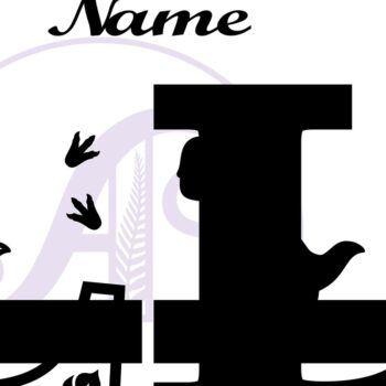 Intra απο ξύλο plywood 3mm-4mm πάχος – T Rex Κεφαλαίο γράμμα L Αποκοπή αρχείου Δίασταση  20x20 cm INTRAFABR-69213381 - Image 2