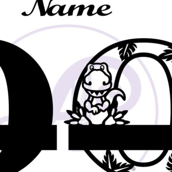 Intra απο ξύλο plywood 3mm-4mm πάχος – T Rex Κεφαλαίο γράμμα O Αποκοπή αρχείου Δίασταση  20x20 cm INTRAFABR-69213683 - Image 2