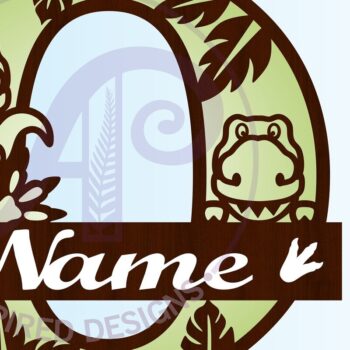 Intra απο ξύλο plywood 3mm-4mm πάχος – T Rex Κεφαλαίο γράμμα O Αποκοπή αρχείου Δίασταση  20x20 cm INTRAFABR-69213683 - Image 3