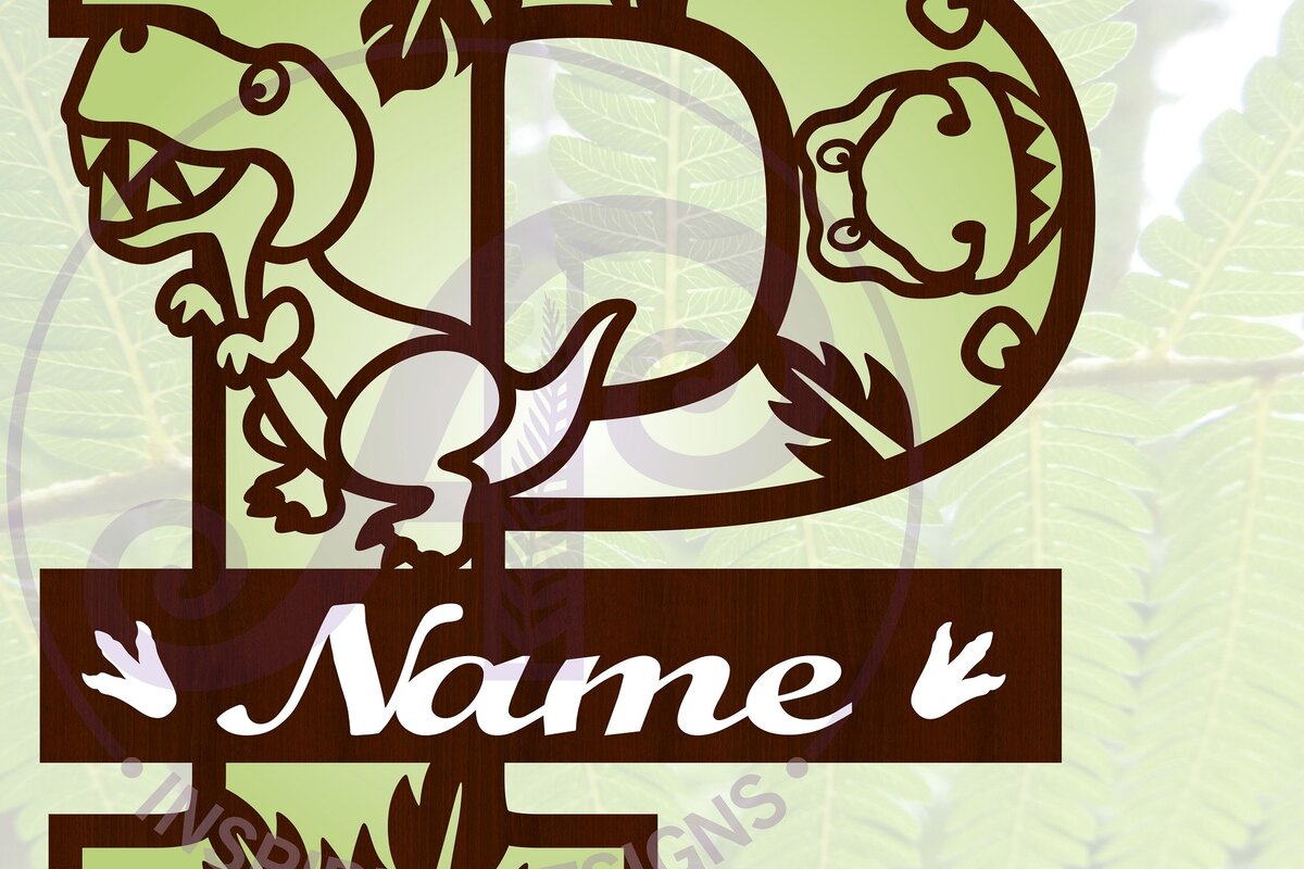 Intra απο ξύλο plywood 3mm-4mm πάχος – T Rex Κεφαλαίο γράμμα P Αποκοπή αρχείου Δίασταση  20x20 cm INTRAFABR-69213694