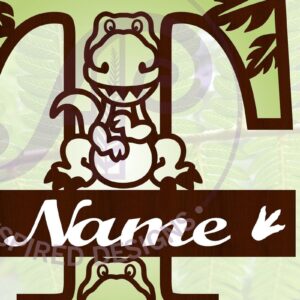 Intra απο ξύλο plywood 3mm-4mm πάχος – T Rex Κεφαλαίο γράμμα T Αποκοπή αρχείου Δίασταση  20x20 cm INTRAFABR-69213784