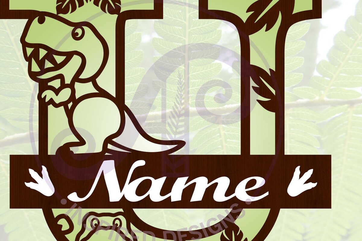 Intra απο ξύλο plywood 3mm-4mm πάχος – T Rex Κεφαλαίο γράμμα U Δίασταση  20x20 cm INTRAFABR-69213801