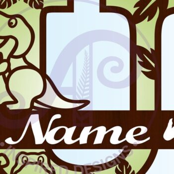 Intra απο ξύλο plywood 3mm-4mm πάχος – T Rex Κεφαλαίο γράμμα U Δίασταση  20x20 cm INTRAFABR-69213801 - Image 3