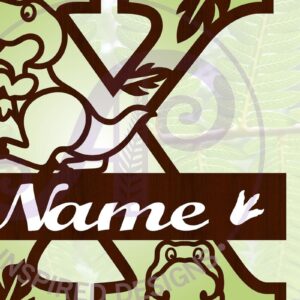 Intra απο ξύλο plywood 3mm-4mm πάχος – T Rex Κεφαλαίο γράμμα X Αποκοπή αρχείου Δίασταση  20x20 cm INTRAFABR-69213858