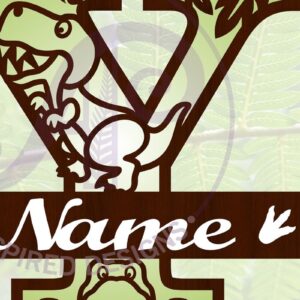 Intra απο ξύλο plywood 3mm-4mm πάχος – T Rex Κεφαλαίο γράμμα Y Αποκοπή αρχείου Δίασταση  20x20 cm INTRAFABR-69213885