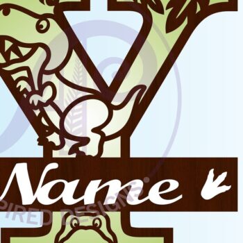 Intra απο ξύλο plywood 3mm-4mm πάχος – T Rex Κεφαλαίο γράμμα Y Αποκοπή αρχείου Δίασταση 20x20 cm INTRAFABR-69213885 - Image 3