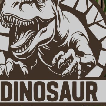 Intra απο ξύλο plywood 3mm-4mm πάχος – T-Rex Dinosaur Δίασταση 20x20 cm INTRAFABR-116921037 - Image 1