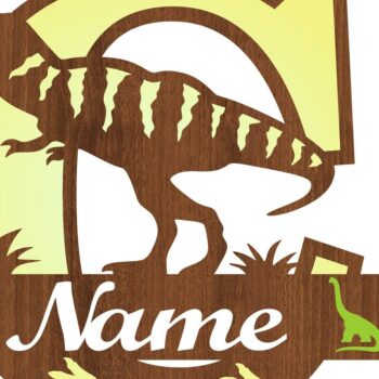 Intra απο ξύλο plywood 3mm-4mm πάχος – T Rex Μονόγραμμα με κεφαλαίο γράμμα C Αρχείο Δίασταση  20x20 cm INTRAFABR-74812323 - Image 3