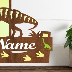 Intra απο ξύλο plywood 3mm-4mm πάχος – T Rex Μονόγραμμα κεφαλαίο γράμμα L Αρχείο Δίασταση  20x20 cm INTRAFABR-74812513