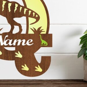 Intra απο ξύλο plywood 3mm-4mm πάχος – T Rex Μονόγραμμα κεφαλαίο γράμμα Q Αρχείο Δίασταση  20x20 cm INTRAFABR-74812614