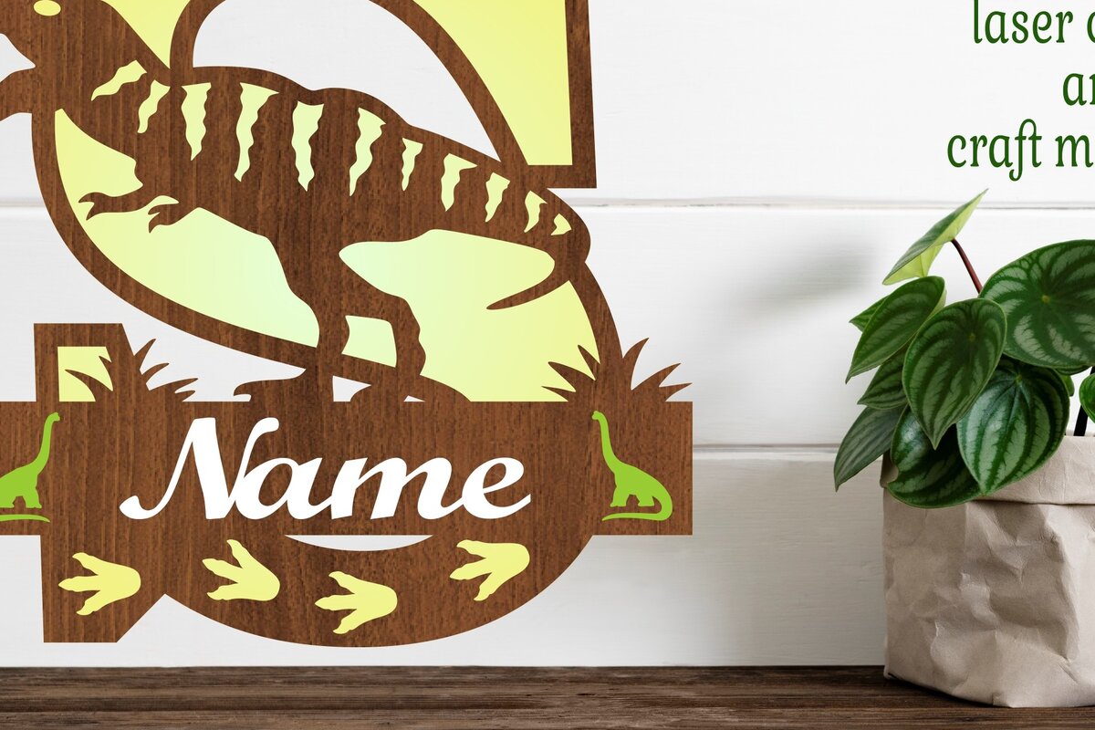 Intra απο ξύλο plywood 3mm-4mm πάχος – T Rex Μονόγραμμα κεφαλαίο γράμμα S Αρχείο Δίασταση  20x20 cm INTRAFABR-74812651