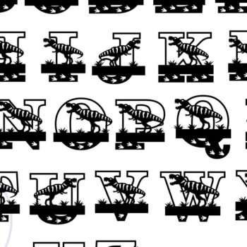 Intra απο ξύλο plywood 3mm-4mm πάχος – Σημάδια ονόματος δέσμης γραμμάτων μονογράμματος T Rex Δίασταση  20x20 cm INTRAFABR-74808762 - Image 6