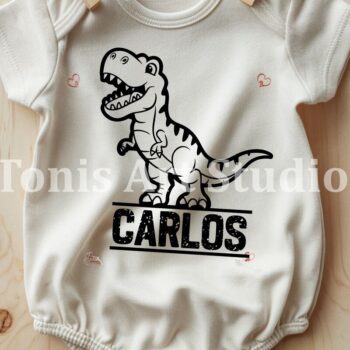 Intra απο ξύλο plywood 3mm-4mm πάχος – Σήμα ονόματος T Rex, Αρχεία κοπής με λέιζερ Δίασταση 20x20 cm INTRAFABR-116622515 - Image 4