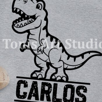 Intra απο ξύλο plywood 3mm-4mm πάχος – Σήμα ονόματος T Rex, Αρχεία κοπής με λέιζερ Δίασταση 20x20 cm INTRAFABR-116622515 - Image 5