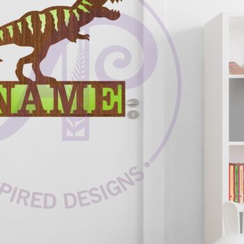 Intra απο ξύλο plywood 3mm-4mm πάχος – Πρότυπο κοπής λέιζερ Sin Name T Rex Δίασταση  20x20 cm INTRAFABR-94627257 - Image 4