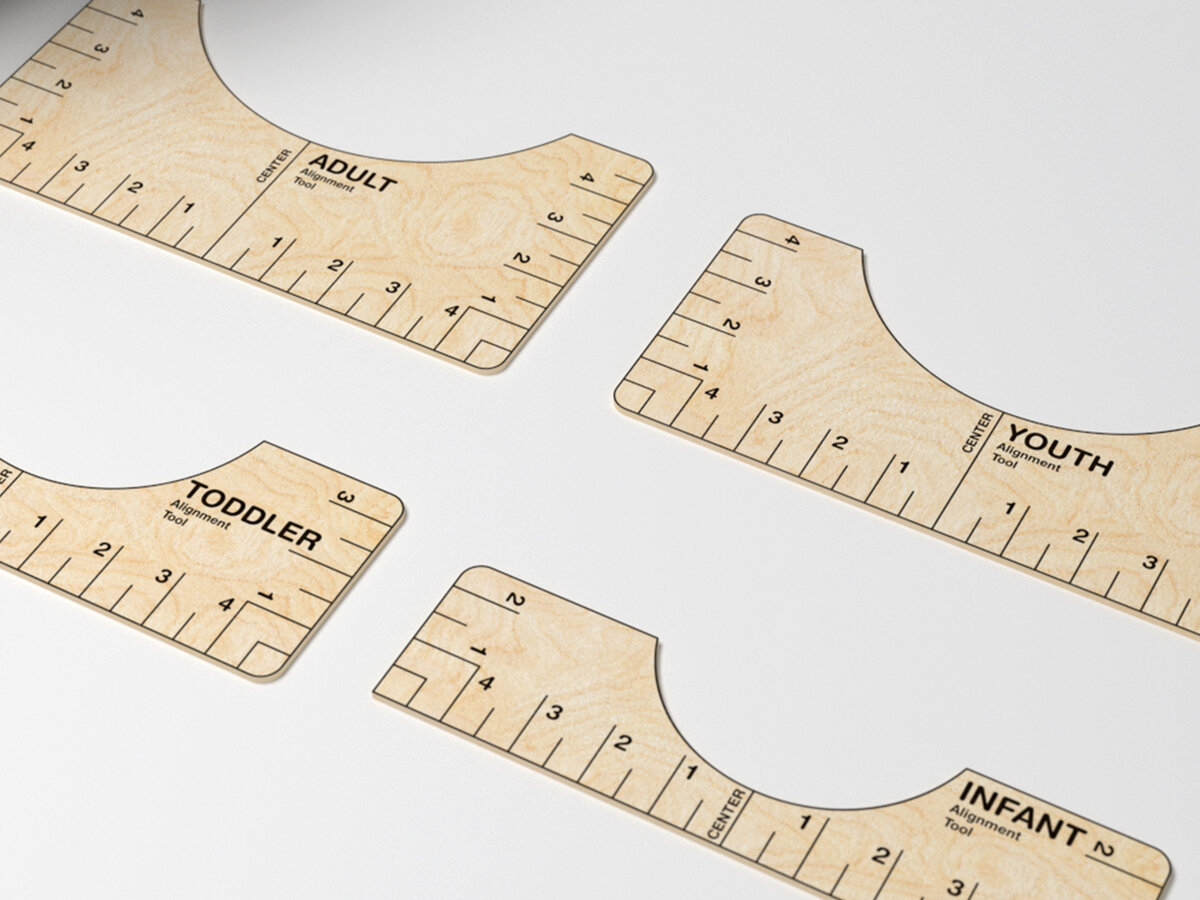 Intra απο ξύλο plywood 3mm-4mm πάχος – Εργαλείο ευθυγράμμισης μπλουζών Δίασταση  20x20 cm INTRAFABR-27964190