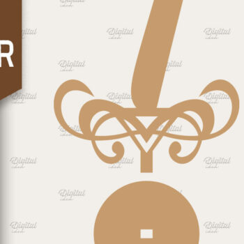 Intra απο ξύλο plywood 3mm-4mm πάχος – Αριθμός πίνακα. Γάμος. Νούμερο 1 Δίασταση  20x20 cm INTRAFABR-87120688 - Image 2