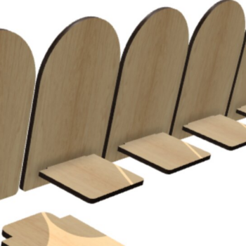 Intra απο ξύλο plywood 3mm-4mm πάχος – Αρχείο κοπής λέιζερ πινακίδας | Γάμος Δίασταση  20x20 cm INTRAFABR-118653487 - Image 2