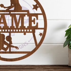 Intra απο ξύλο plywood 3mm-4mm πάχος – Επιτραπέζια αντισφαίριση Γυναικείο όνομα Laser Δίασταση  20x20 cm INTRAFABR-78468667