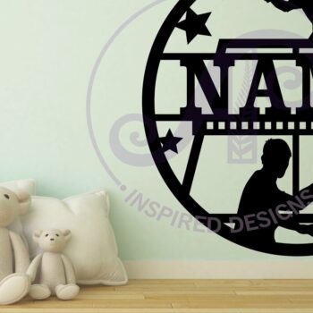 Intra απο ξύλο plywood 3mm-4mm πάχος – Επιτραπέζια αντισφαίριση ανδρικού ονόματος Laser Δίασταση  20x20 cm INTRAFABR-78468415 - Image 2