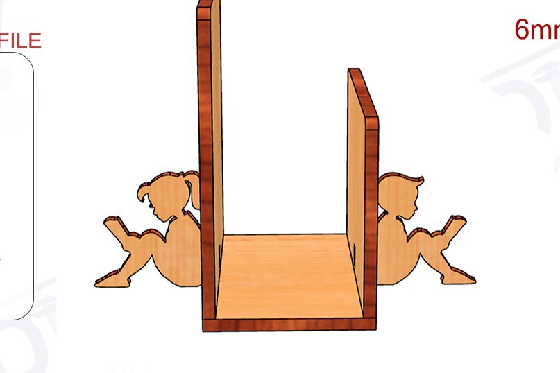 Intra απο ξύλο plywood 3mm-4mm πάχος – Επιτραπέζιο ράφι με λέιζερ Αρχείο Δίασταση  20x20 cm INTRAFABR-112882630