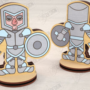 Intra απο ξύλο plywood 3mm-4mm πάχος – Μινιατούρες χαρακτήρων επιτραπέζιου RPG | CNC Δίασταση 20x20 cm INTRAFABR-123428380