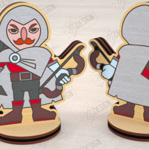 Intra απο ξύλο plywood 3mm-4mm πάχος – Μινιατούρες χαρακτήρων επιτραπέζιου RPG | CNC Δίασταση 20x20 cm INTRAFABR-123428384