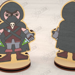 Intra απο ξύλο plywood 3mm-4mm πάχος – Μινιατούρες χαρακτήρων επιτραπέζιου RPG | CNC Δίασταση 20x20 cm INTRAFABR-123428386