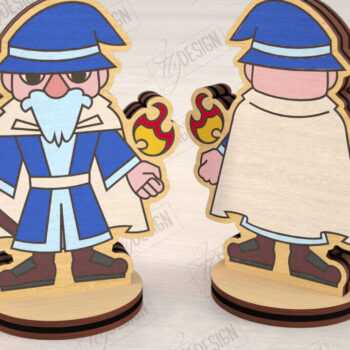 Intra απο ξύλο plywood 3mm-4mm πάχος – Μινιατούρες χαρακτήρων επιτραπέζιου RPG | CNC Δίασταση 20x20 cm INTRAFABR-123428392 - Image 1